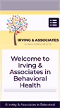 Mobile Screenshot of irvingbehavioralhealth.com