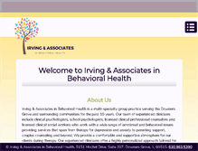 Tablet Screenshot of irvingbehavioralhealth.com